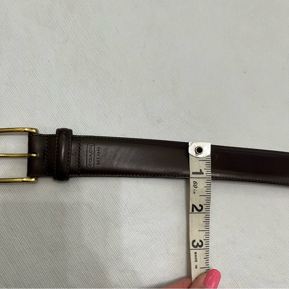 Coach Brown Leather Belt - Picture 12 of 12